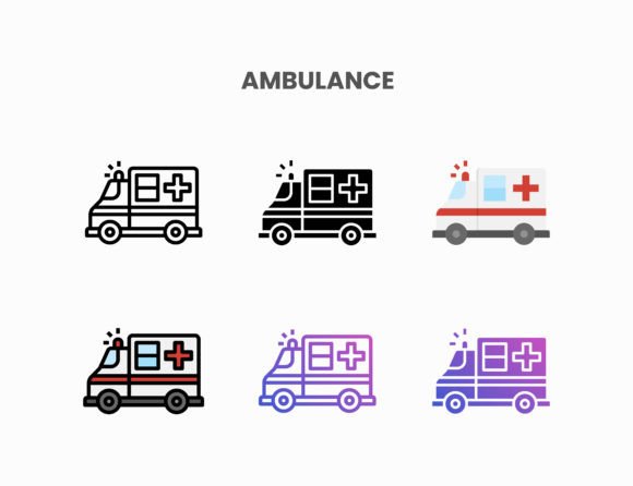 Ambulance Car Icon Embroidery Review