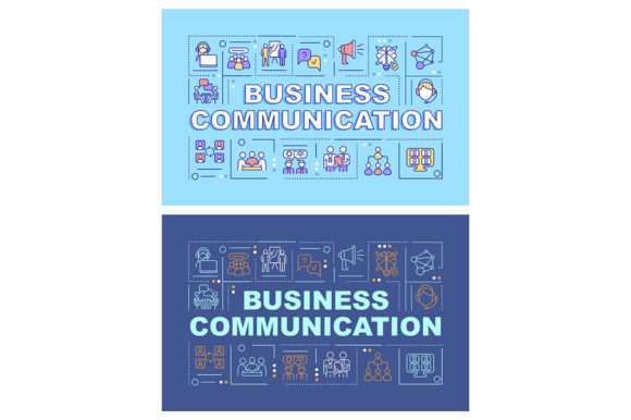 Business Communication Word Banner Set Review