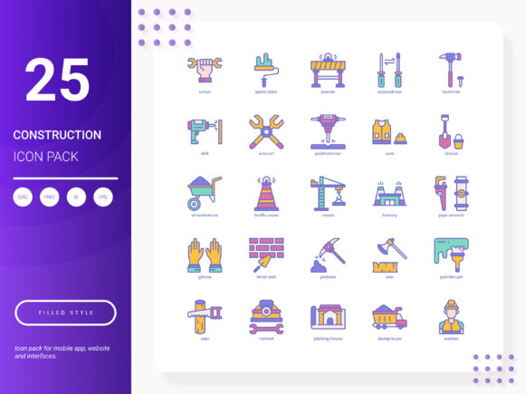 Construction Icon Pack Review for Embroidery