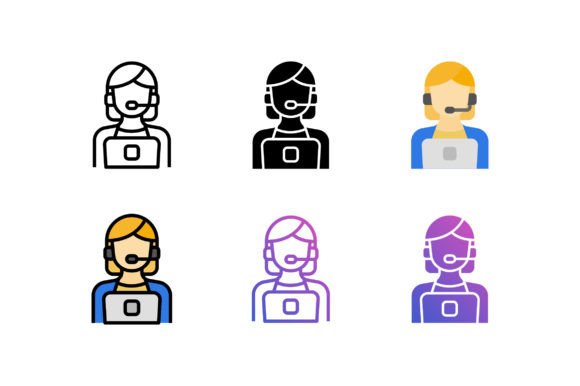 Customer Services Icon Graphics Review