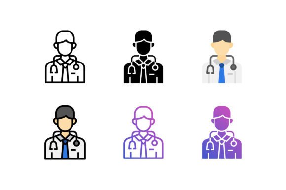 Doctor Man Icon Graphics and Icons Review