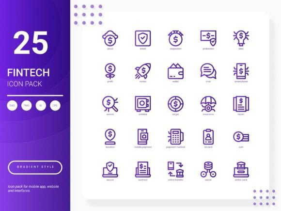 Fintech Icon Pack Review for Embroidery Projects