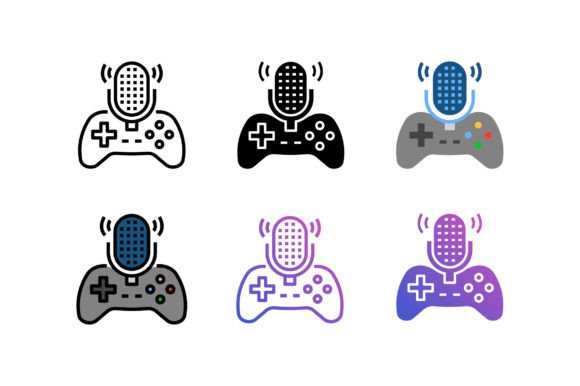 Gaming Podcast Icon Graphics and Icons Review