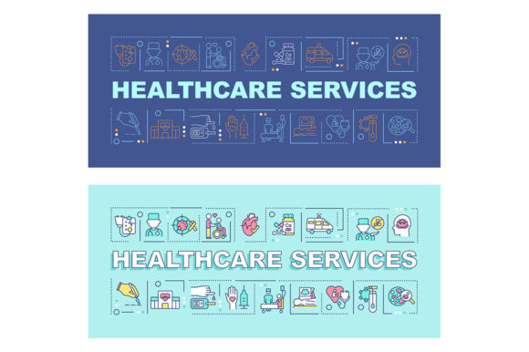 Healthcare Services Word Concepts Banner Graphics and Graphic Templates Review