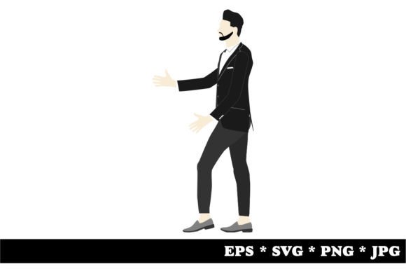 Male in Flat Design Style: Graphics and Illustrations Review