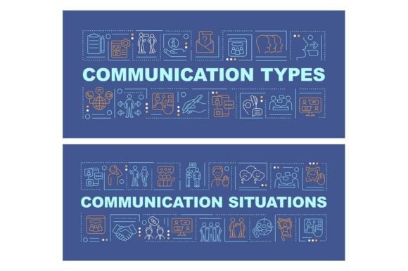 Participation in Communication Banners Graphics and Graphic Templates