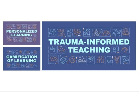 Personalized Learning Word Banner Set Graphics for Graphic Templates