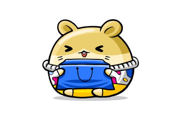 Reviewing Cute Hamster Shopper Cartoon Vector for Embroidery