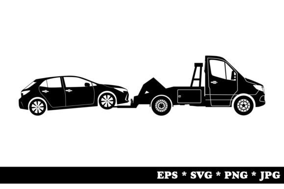 Tow Truck Silhouette Embroidery Review