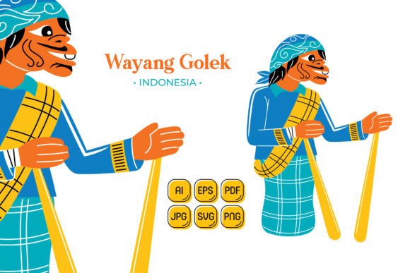 Wayang Golek Vector Illustration Graphics and Illustrations Review