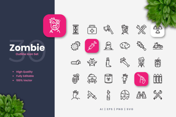 Zombie Icons Graphics: A Designer’s Review for Small Business Branding